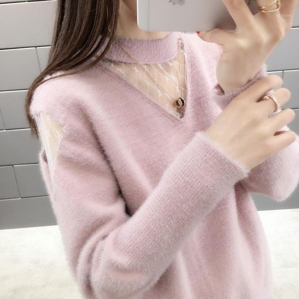 women's sweaters 2021 spring women knitted v-neck sweater shirts casual soft jumper fashion slim female elasticity pullover women1, White;black
women's sweaters 2021 spring women knitted v-neck sweater shirts casual soft jumper fashion slim female elasticity pullover women1, White;black