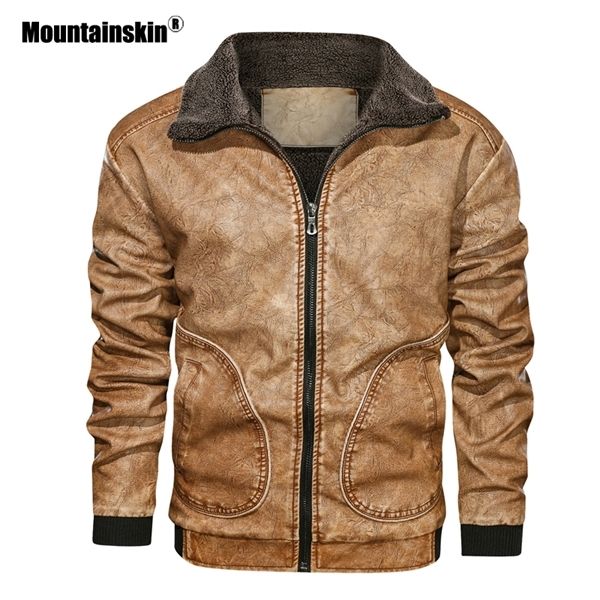 mountainskin winter mens pu thick warm men's motorcycle jacket new fashion windproof leather coat male eu size 3xl sa864 c1103, Black;brown
mountainskin winter mens pu thick warm men's motorcycle jacket new fashion windproof leather coat male eu size 3xl sa864 c1103, Black;brown