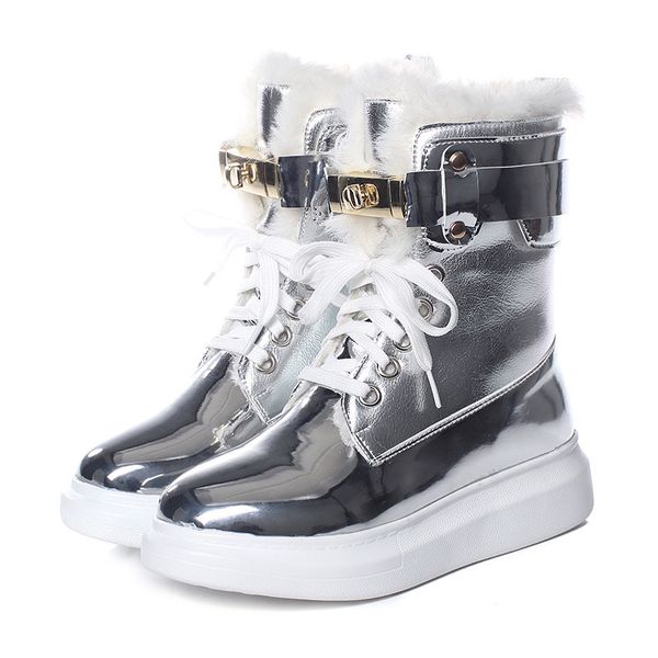 leosoxs high-short ankle winter warm shoes plush snow for women black/sliver sneakers waterproof boots q1104
leosoxs high-short ankle winter warm shoes plush snow for women black/sliver sneakers waterproof boots q1104