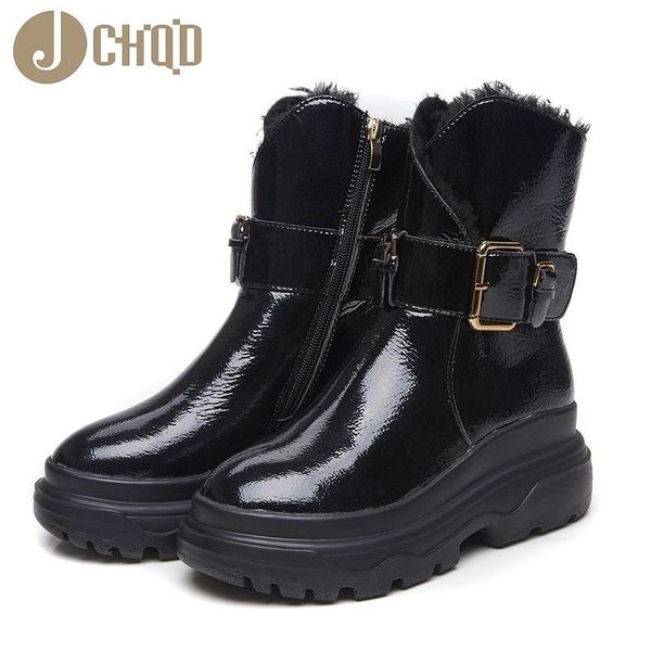 jchqd 2020 genuine leather women boots lace up boots women ankle fur brand winter warm shoes, Black
jchqd 2020 genuine leather women boots lace up boots women ankle fur brand winter warm shoes, Black