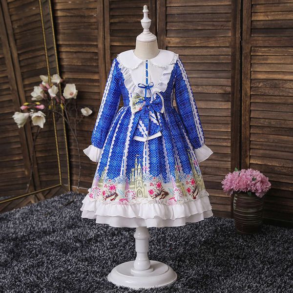 children's princs autumn plush and winter print girls' lolita performance drs mvhx6e1s13tx, Red;yellow
children's princs autumn plush and winter print girls' lolita performance drs mvhx6e1s13tx, Red;yellow