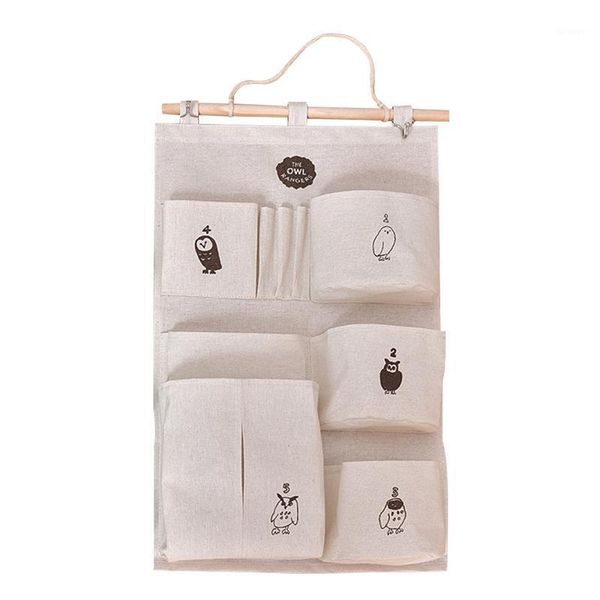 1pc cotton linen hanging organizer storage pouch multiple pockets simple wall hanging sundries holder behind the door (white)1
1pc cotton linen hanging organizer storage pouch multiple pockets simple wall hanging sundries holder behind the door (white)1