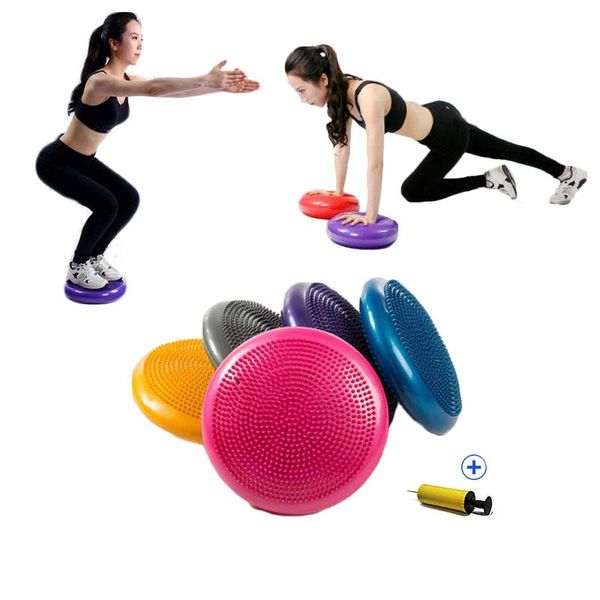 yoga mats inflatable massage ball fitness disc cushion pad board wobble stability exercise training accessorie
yoga mats inflatable massage ball fitness disc cushion pad board wobble stability exercise training accessorie