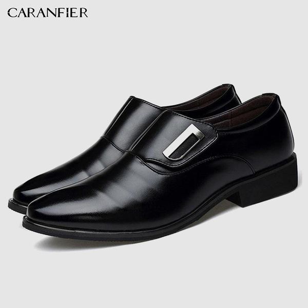 caranfier men's shoes pu leather oxford shoes man flat brand business pointed toe men leisure new style, Black
caranfier men's shoes pu leather oxford shoes man flat brand business pointed toe men leisure new style, Black