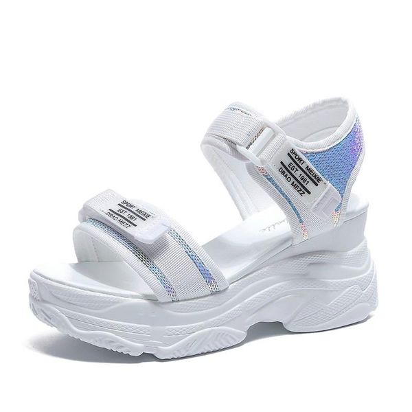 women bling sandals 2020 summer platform sandals 8 cm wedges thick bottom casual woman shoes comfortable white sneakers, Black
women bling sandals 2020 summer platform sandals 8 cm wedges thick bottom casual woman shoes comfortable white sneakers, Black