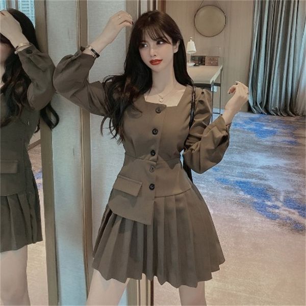 2021 new elegant blazer women long sleeve office party female autumn high waist fashion business mini dress korean ir8x, Black;gray
2021 new elegant blazer women long sleeve office party female autumn high waist fashion business mini dress korean ir8x, Black;gray