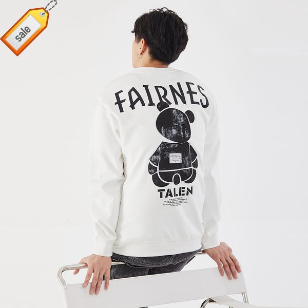 yizhi men's clothing 2022 autumn new round neck coat men's fashion bear letter printed casual sweater, Black
yizhi men's clothing 2022 autumn new round neck coat men's fashion bear letter printed casual sweater, Black