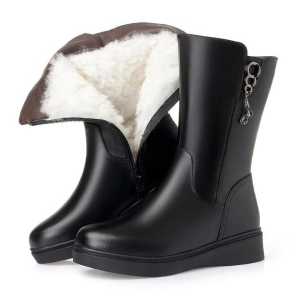 new fashion comfort warm winter boots inside plush / wool snow boots flat wedges non-slip in-tube women plus size, Black
new fashion comfort warm winter boots inside plush / wool snow boots flat wedges non-slip in-tube women plus size, Black