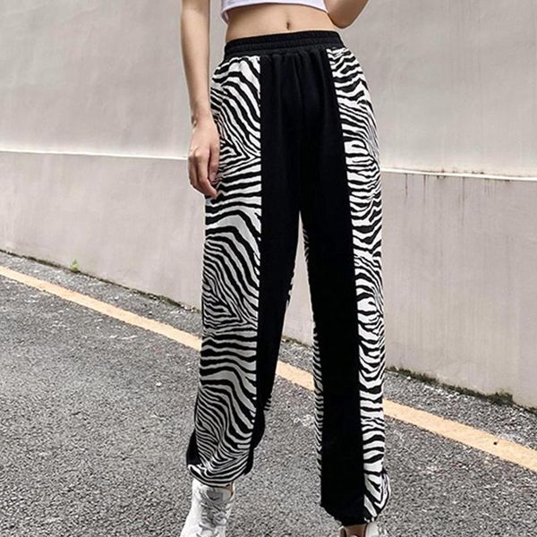 women's pants & capris zebra patchwork for women elastic waist ankle tied trousers loose long pantalones de mujer, Black;white
women's pants & capris zebra patchwork for women elastic waist ankle tied trousers loose long pantalones de mujer, Black;white