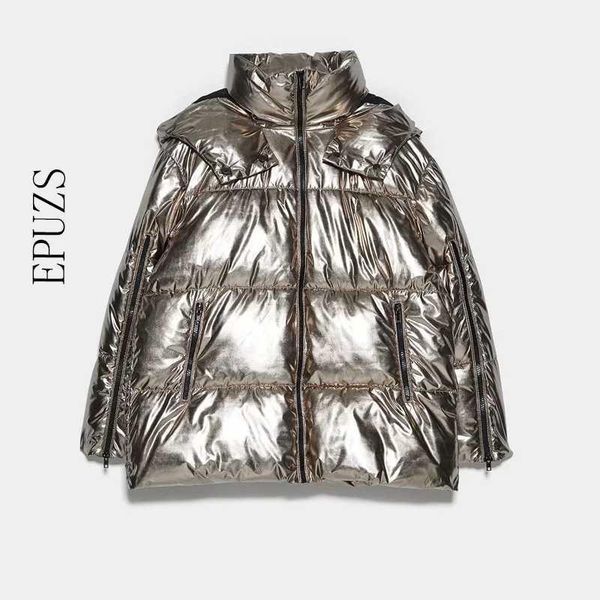 women's down & parkas vintage warm winter jacket women sleeve zipper padded coat 2021 korean outerwear casual casaco femme1, Black
women's down & parkas vintage warm winter jacket women sleeve zipper padded coat 2021 korean outerwear casual casaco femme1, Black