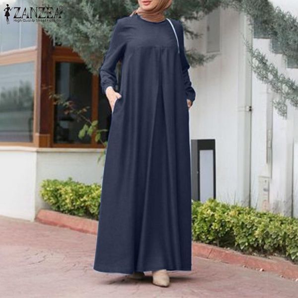 zanzea vintagewomen autumn sundress casual long sleeve muslim dress islamic clothing robe kaftan dubai abaya turkey hijab dress, Black;gray
zanzea vintagewomen autumn sundress casual long sleeve muslim dress islamic clothing robe kaftan dubai abaya turkey hijab dress, Black;gray