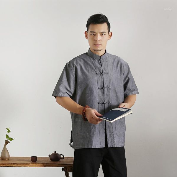summer men cotton shirt short sleeve blouse solid tang male tai chi uniform chinese style clothes oversize 3xl 4xl1, White;black
summer men cotton shirt short sleeve blouse solid tang male tai chi uniform chinese style clothes oversize 3xl 4xl1, White;black