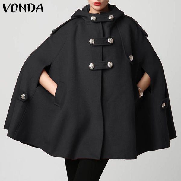 fashion women autumn winter jackets casual button up hooded coats cloak capes overcoats 2020 female outerwear plus size, Black;brown
fashion women autumn winter jackets casual button up hooded coats cloak capes overcoats 2020 female outerwear plus size, Black;brown