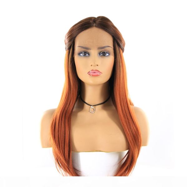 x-tress factory lace front synthetic hair wigs for women dark roots auburn blonde 613 ombre color straight lace frontal wig, Black
x-tress factory lace front synthetic hair wigs for women dark roots auburn blonde 613 ombre color straight lace frontal wig, Black