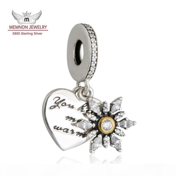 memnon 2016 winter 925 sterling silver with 14k gold snowflake heart pendant charms bead for diy jewelry making christmas gifts gd100, Bronze;silver
memnon 2016 winter 925 sterling silver with 14k gold snowflake heart pendant charms bead for diy jewelry making christmas gifts gd100, Bronze;silver
