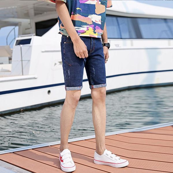 summer new denim shorts men's slim fashion casual shorts men's youth students skinny solid color denim size 28-36, Blue
summer new denim shorts men's slim fashion casual shorts men's youth students skinny solid color denim size 28-36, Blue