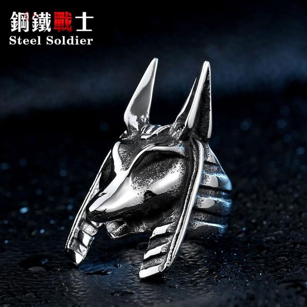 cluster rings steel soldier anubis egyptian stainless men jewelry punk fashion personality titanium amulet viking ring, Golden;silver
cluster rings steel soldier anubis egyptian stainless men jewelry punk fashion personality titanium amulet viking ring, Golden;silver