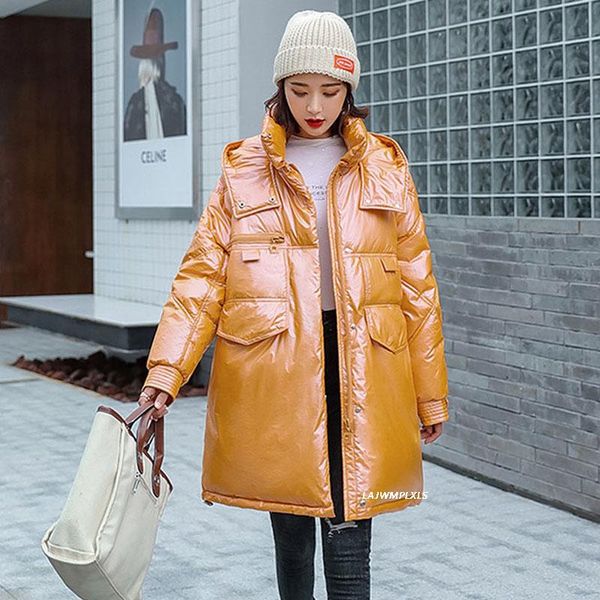 women's down & parkas oversize 2021 fashion stand collar coat cotton parka windproof winter jacket women hooded glossy waterproof my367, Black
women's down & parkas oversize 2021 fashion stand collar coat cotton parka windproof winter jacket women hooded glossy waterproof my367, Black