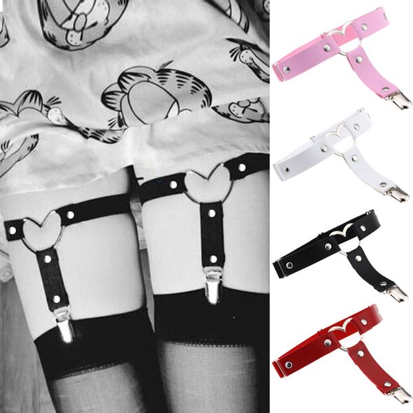 women harness heart leg chain belts cosplay anime cute elasticity pu leather suspenders girls thigh ring garter 1pc, Black;white
women harness heart leg chain belts cosplay anime cute elasticity pu leather suspenders girls thigh ring garter 1pc, Black;white