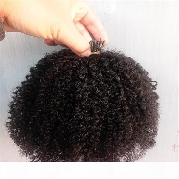 brazilian human afro kinky curly i tip pre-bonded hair extensions natral black color 1g pc 100pcs one bundle
brazilian human afro kinky curly i tip pre-bonded hair extensions natral black color 1g pc 100pcs one bundle