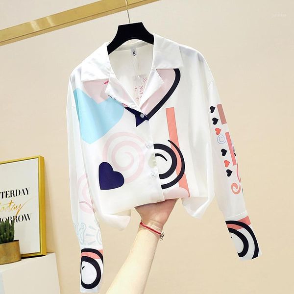 2020 autumn women's blouse long sleeve shirt blusas mujer de moda 2020 heart printing shirts women's long-sleeved shirt 1, White
2020 autumn women's blouse long sleeve shirt blusas mujer de moda 2020 heart printing shirts women's long-sleeved shirt 1, White