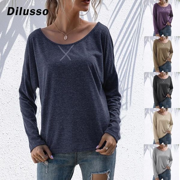 2020 fashion womens casual round neck shirt long sleeve t-shirt casual loose autumn female shirts #d31, White
2020 fashion womens casual round neck shirt long sleeve t-shirt casual loose autumn female shirts #d31, White