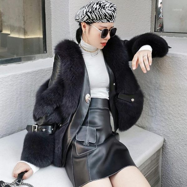 women fur coat fashion fur jacket women genuine leather coats brand factory direct sales coat wholesale jacket1, Black
women fur coat fashion fur jacket women genuine leather coats brand factory direct sales coat wholesale jacket1, Black