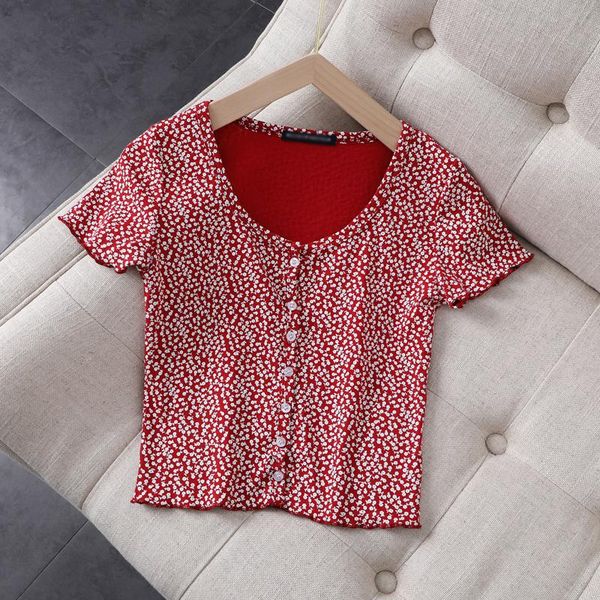 women's t-shirt slim girls sweet floral short tshirts 2021 summer fashion ladies bomb cotton tees cute female chic boho women, White
women's t-shirt slim girls sweet floral short tshirts 2021 summer fashion ladies bomb cotton tees cute female chic boho women, White