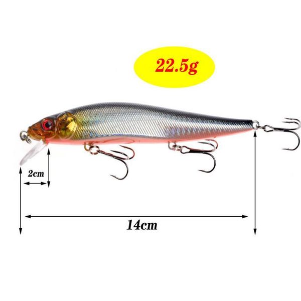 5pcs/lot mixed pesca fishing lures minnow crankbaits bass pike fake hard baits set treble hook wobblers fishin sqcrad
5pcs/lot mixed pesca fishing lures minnow crankbaits bass pike fake hard baits set treble hook wobblers fishin sqcrad