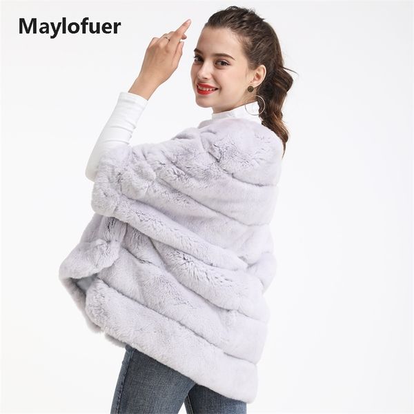 maylofuer new bat sleeves rex rabbit fur coat with zipper real genuine fur jacket winter coat women manteau femme natural fur lj201203, Black
maylofuer new bat sleeves rex rabbit fur coat with zipper real genuine fur jacket winter coat women manteau femme natural fur lj201203, Black