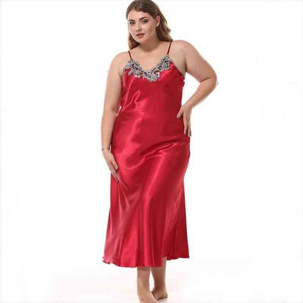 large silk satin nightgown long nightdress lace sleepshirt summer night dress sleevepess sleeping dress for women, Black;red
large silk satin nightgown long nightdress lace sleepshirt summer night dress sleevepess sleeping dress for women, Black;red