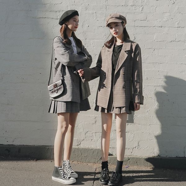 pldtn chic blazer женщины женской осень костюм костюм 2020 рыхлого студент plaid случайный британский ветер чистого красного x4mak осень, Gray
pldtn chic blazer женщины женской осень костюм костюм 2020 рыхлого студент plaid случайный британский ветер чистого красного x4mak осень, Gray