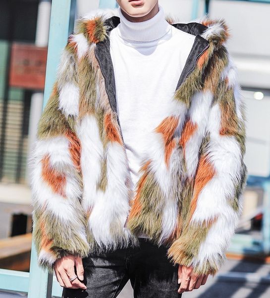 2020 colored men's warm winter short style outward fur coat from to the men leather jacket tighty-whities hombre mdtn, Black
2020 colored men's warm winter short style outward fur coat from to the men leather jacket tighty-whities hombre mdtn, Black