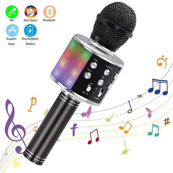 microphones karaoke microphone wireless bluetooth professional speaker handheld microfone player singing recorder mic home ktv
microphones karaoke microphone wireless bluetooth professional speaker handheld microfone player singing recorder mic home ktv