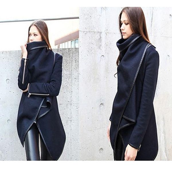 european suit-dress irregular long fund self-cultivation temperament woolen overcoat windbreaker long sleeve loose coat1, Tan;black
european suit-dress irregular long fund self-cultivation temperament woolen overcoat windbreaker long sleeve loose coat1, Tan;black