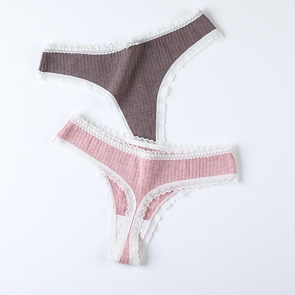 three pcs/set women panties g-string underwear fashion thong cotton ladies g-string soft lingerie solid low rise panty -xl, Black;pink
three pcs/set women panties g-string underwear fashion thong cotton ladies g-string soft lingerie solid low rise panty -xl, Black;pink