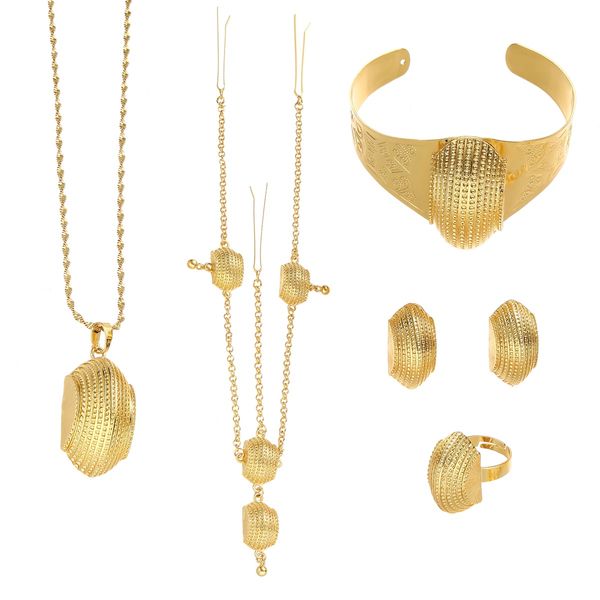 5pcs gold silver african bridal wedding jewelry sets ethiopian eritrean necklaces earrings ring for women, Slivery;golden
5pcs gold silver african bridal wedding jewelry sets ethiopian eritrean necklaces earrings ring for women, Slivery;golden