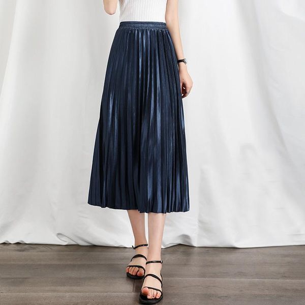 skirts women's chiffon pleated skirt 2021 long female high waist draped casual vintage fashion simple mid calf, Black
skirts women's chiffon pleated skirt 2021 long female high waist draped casual vintage fashion simple mid calf, Black