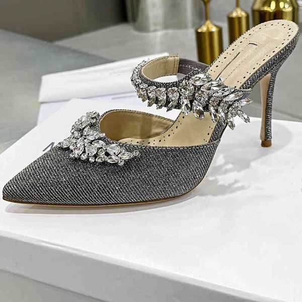 designers summer luxury crystal heel slippers womens sandals embellished silk shoes ladies fashion hi heeled shoe women sandal big size, Black
designers summer luxury crystal heel slippers womens sandals embellished silk shoes ladies fashion hi heeled shoe women sandal big size, Black