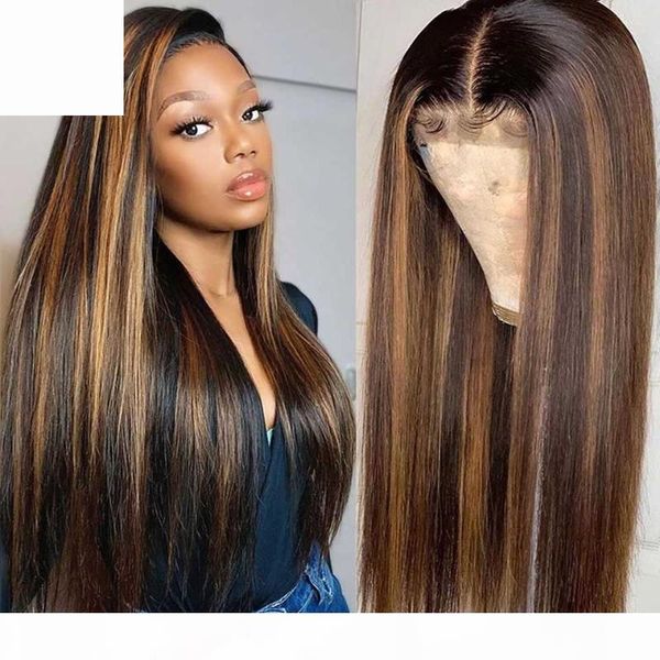 # 4 30 highlight colored human hair wigs pre plucked straight lace front human hair wigs ombre remy frontal wig for black women, Black;brown
# 4 30 highlight colored human hair wigs pre plucked straight lace front human hair wigs ombre remy frontal wig for black women, Black;brown