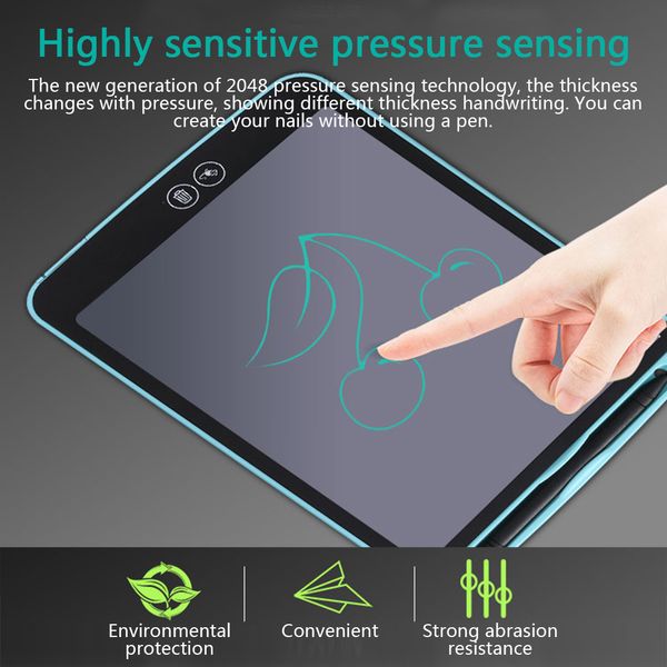 10 inch lcd writing tablet partially erasing