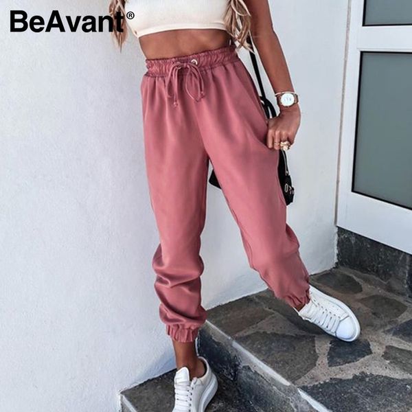 beavant solid color lace up women's sports pants women jogger loose harem pants home wear pink running pants trouser summer 201012, Black;white
beavant solid color lace up women's sports pants women jogger loose harem pants home wear pink running pants trouser summer 201012, Black;white