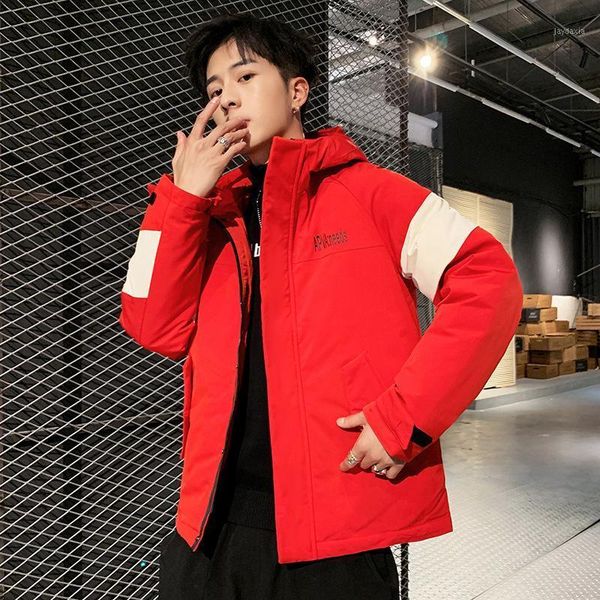 men's down jacket in winter the new boy fashionable city han edition hooded down coat to keep warm men's coat1, Black
men's down jacket in winter the new boy fashionable city han edition hooded down coat to keep warm men's coat1, Black