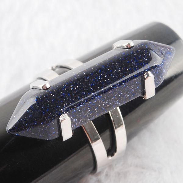 wojiaer unique ring for women hexagonal natural blue sand stone beads rings silver color party jewelry x3025, Golden;silver
wojiaer unique ring for women hexagonal natural blue sand stone beads rings silver color party jewelry x3025, Golden;silver