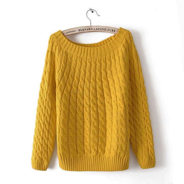 women's sweaters autumn winter 2021 fashion twisted o-neck women warm sweater ladies casual yellow pullover w339, White;black
women's sweaters autumn winter 2021 fashion twisted o-neck women warm sweater ladies casual yellow pullover w339, White;black