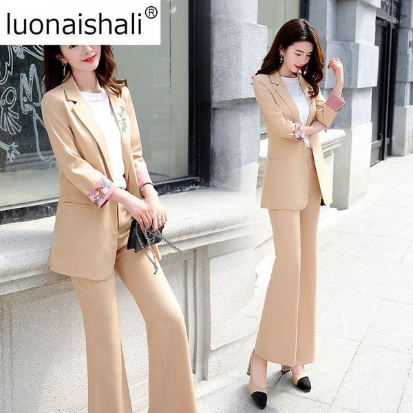 new arrival 2019 spring elegant women ladies casual suit 2 pieces set long sleeves jacket +flare pants c0011, White
new arrival 2019 spring elegant women ladies casual suit 2 pieces set long sleeves jacket +flare pants c0011, White