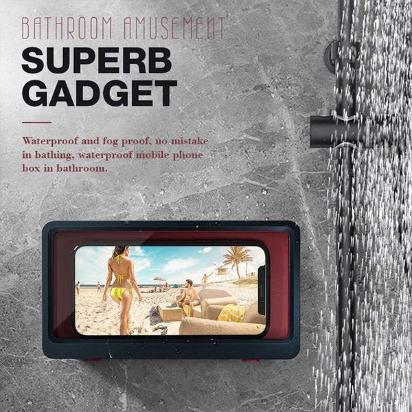 wall mounted waterproof anti-fog touchable screen sealed phone case holder for bathroom shower kitchen and more
wall mounted waterproof anti-fog touchable screen sealed phone case holder for bathroom shower kitchen and more
