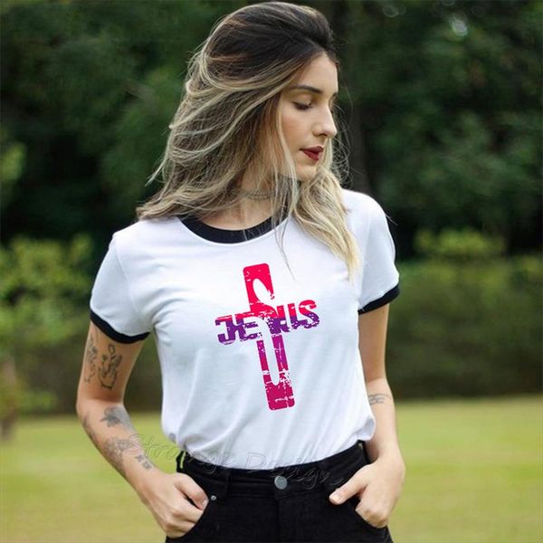 2020 harajuku vintage tshirt women jesus christian religious cross graphic print female t shirt tumblr tee shirt femme plus size, White
2020 harajuku vintage tshirt women jesus christian religious cross graphic print female t shirt tumblr tee shirt femme plus size, White