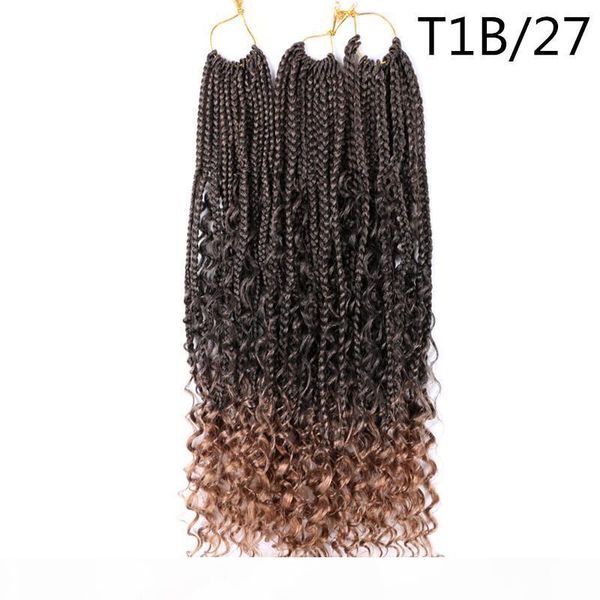 yucan 22inch river box braids crochet hair synthetic hair extensions 70g pc crochet braids goddess bohemian box braids with curly ends, Black
yucan 22inch river box braids crochet hair synthetic hair extensions 70g pc crochet braids goddess bohemian box braids with curly ends, Black