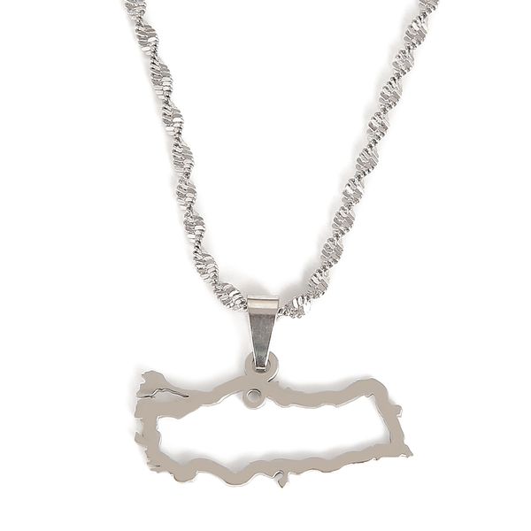 stainless steel turkey map pendant necklace trendy turkish maps charm jewelry, Silver
stainless steel turkey map pendant necklace trendy turkish maps charm jewelry, Silver